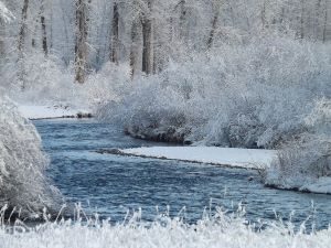 Clark Fork River Ice and Snow